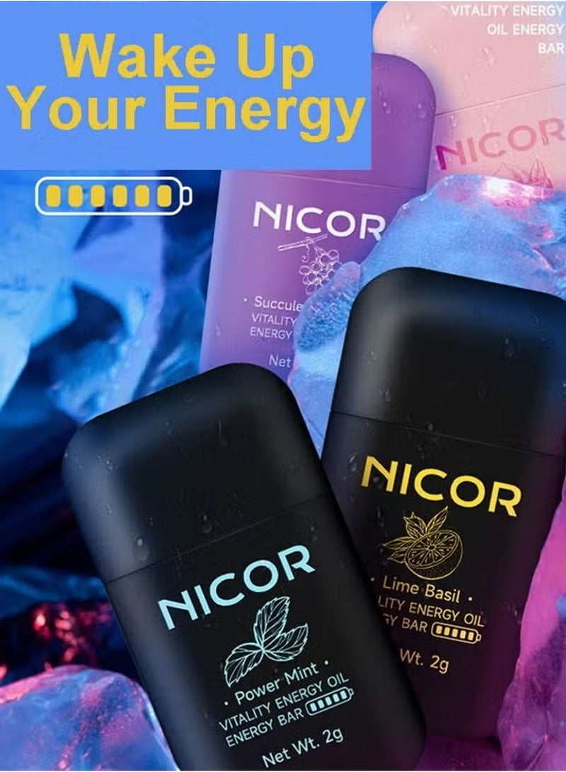 1pc On-the-Go Portable Aromatherapy Nasal Inhaler Personal Diffuser Sniffer Stick With Essential Oils Refreshing Menthol for Stress Anxiety Relief Soothes Comforts Boosts Focus - Image 3